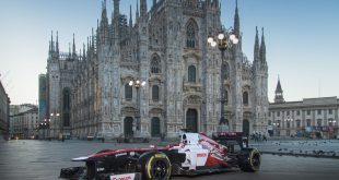 Valtteri Bottas in Milan with Alfa Romeo F1