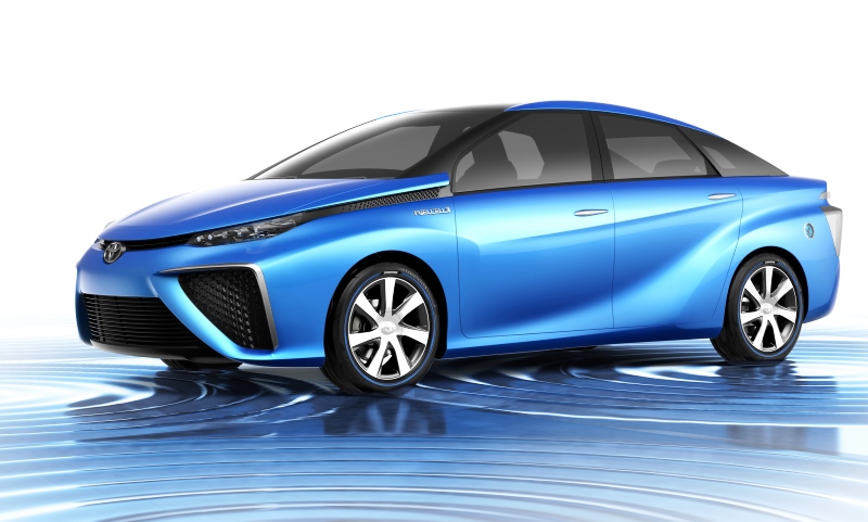 Toyota's hydrogen fuel cell-powered concept car