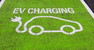 Electric car charging bay