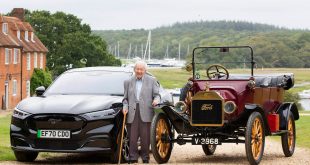 Harold-Baggott-with-a-Ford-Mustang-Mach-E-and-Model-T