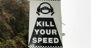 Kill your speed sign