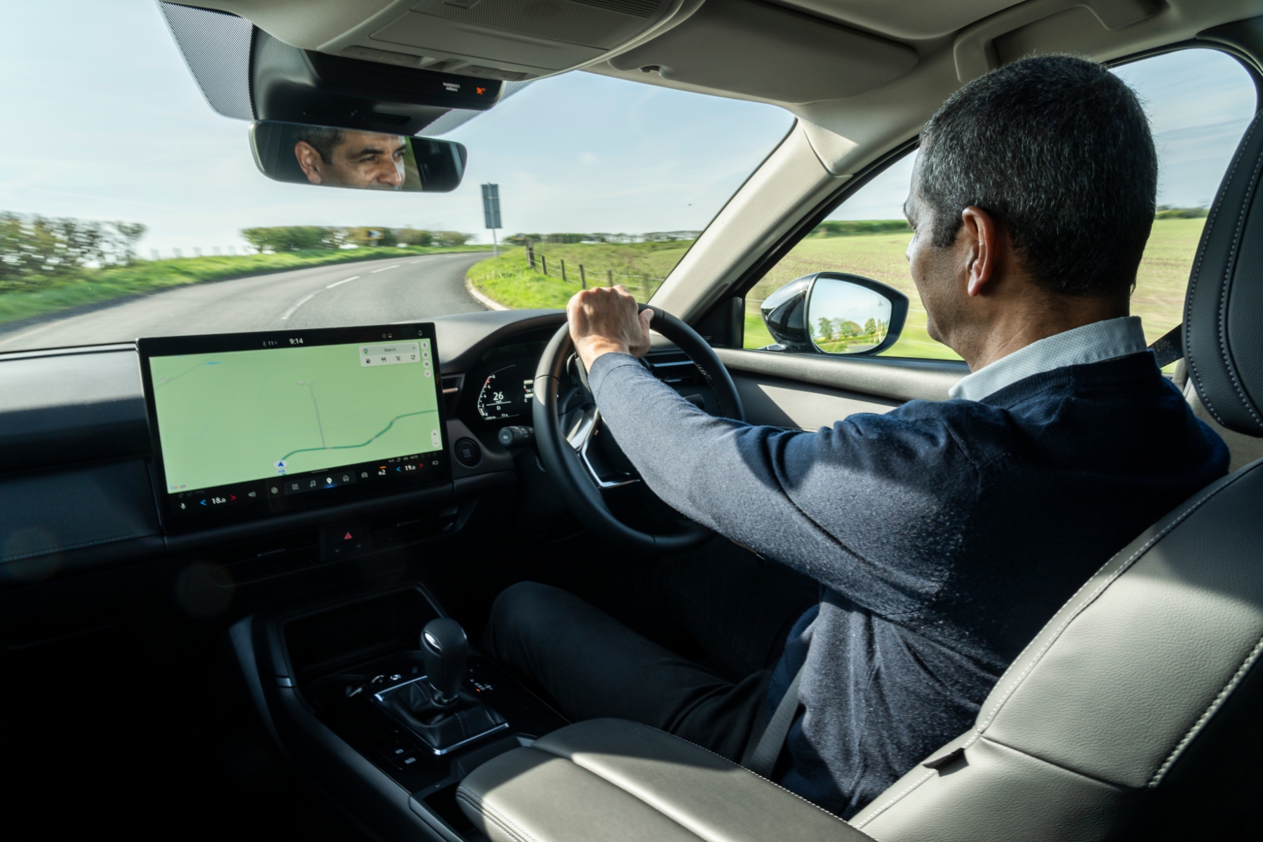 Gareth Herincx driving the Mazda CX-5