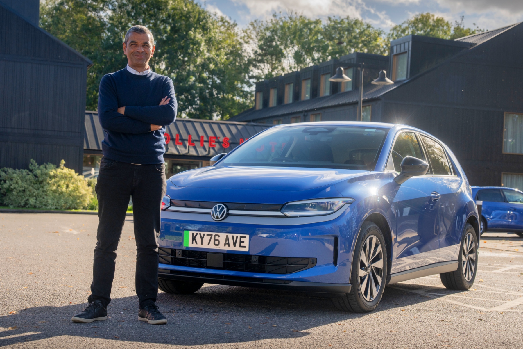 Gareth Herincx with the Volkswagen ID.Polo